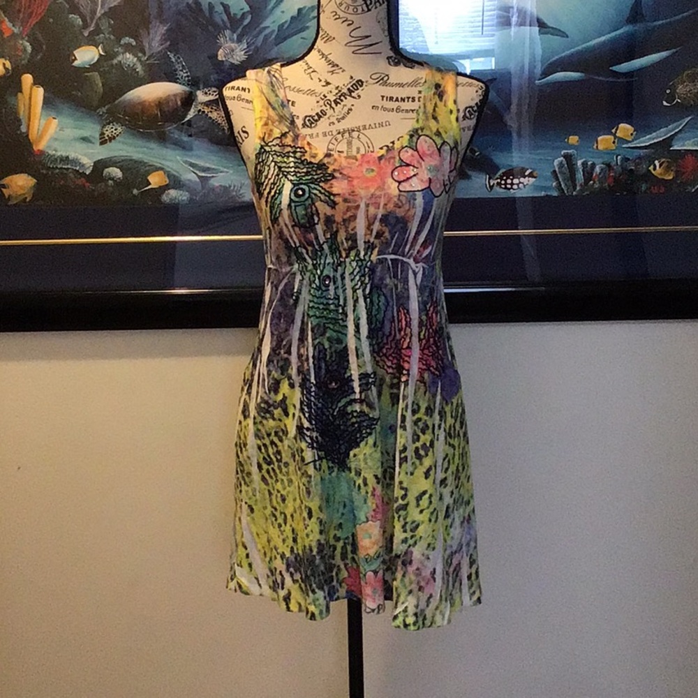 Gorgeous SPY Multicolored Coverup with Pockets SM